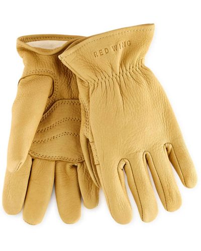 Red Wing Wing Heritage Deerskin Lined Glove 95237 Yellow - Giallo