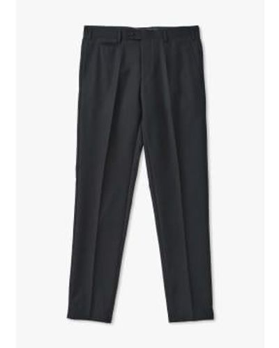 Skopes Pantalon costume conique à milan en noir - Gris
