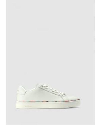 PS by Paul Smith Womens Lapin Swirl Band Trainers In - Bianco