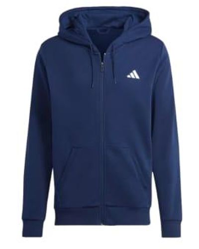 adidas Maglia Club Teamwear Full Zip Uomo Collegiate Navy - Blu