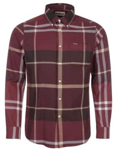 Barbour Dunoon Tailo Shirt Classic Winter M - Red