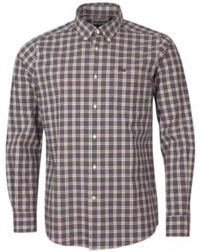 Barbour Lomond Tailored Shirt Stone - Multicolore