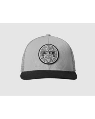 Yeti Trapping License Trucker Cap Black One Size - Grey