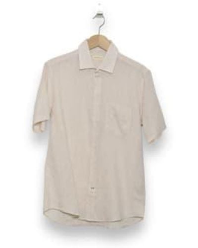 CARPASUS Shirt Linen Short Lido Nature S - Natural