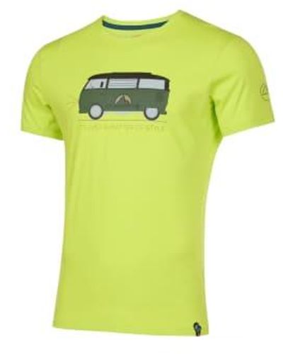 La Sportiva T Shirt Van Uomo Punch - Giallo