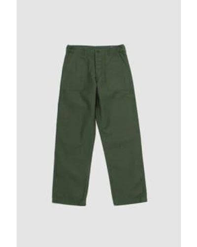 Orslow Us Army Fatigue Pants Regular Fit 1 - Green