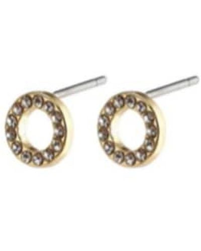 Pilgrim Tessa Earrings One Size / /crystal - Metallic
