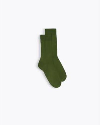 Homecore Thin Cotton Socks 39/42 / Vert - Green