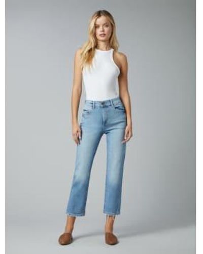 DL1961 Patti High Rise Vintage Toble Jeans - Azul