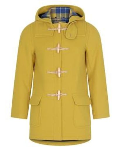 Burrows and Hare Water Repellent Duffle Coat Mustard Xl Yellow
