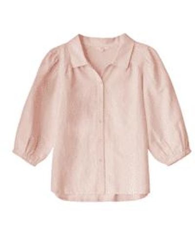 Yerse Gardenia Shirt In Pale From - Rosa