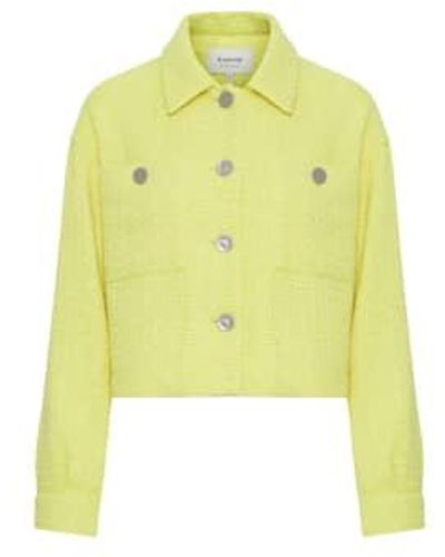 B.Young Bydadena Jacket Sunny Lime Uk 10 - Yellow