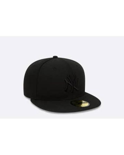 KTZ 59fifty new york yankees essential fitted total - Negro