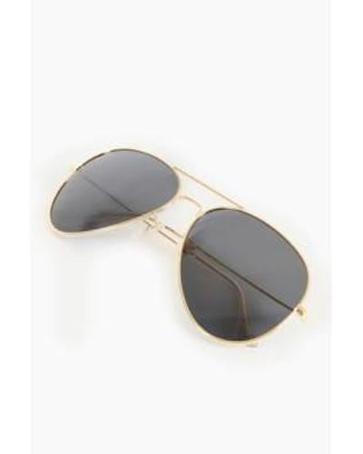 Tutti & Co Organic Sunglasses One Size / Metallics - Grey