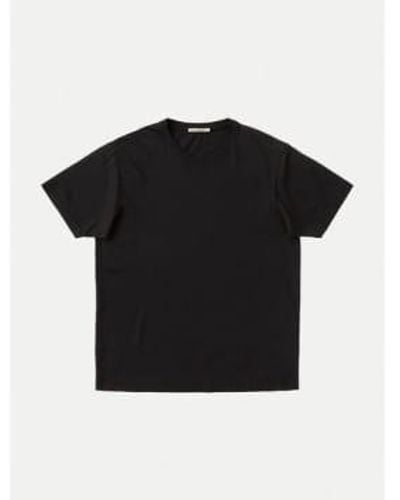Nudie Jeans T-shirt uno every day b01/ - Noir