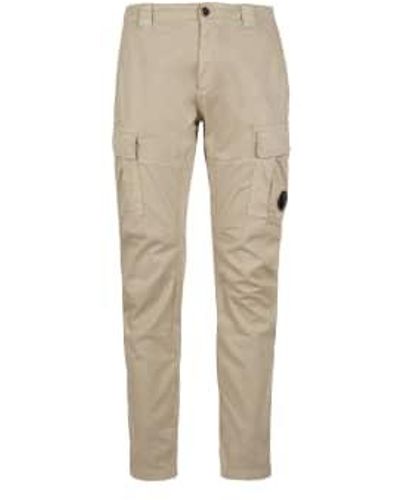 C.P. Company Stretch sateen lens cargo pants cobblestone - Neutro
