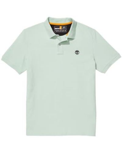 Timberland Millers River Pique Polo Frosty - Verde