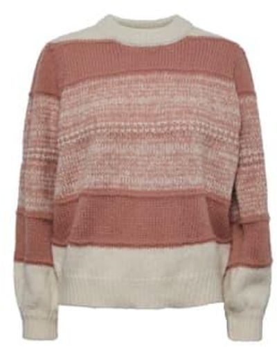 Pieces Alisia Sweater L - Pink