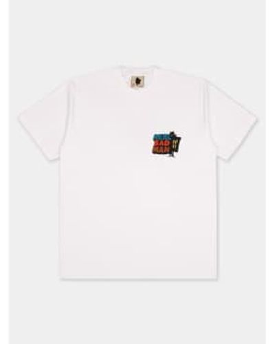 Real Bad Man Logo t -shirt vol 12 weiß
