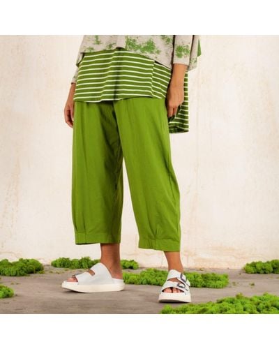 Mama B. Bianco U Trousers Sabba - Verde