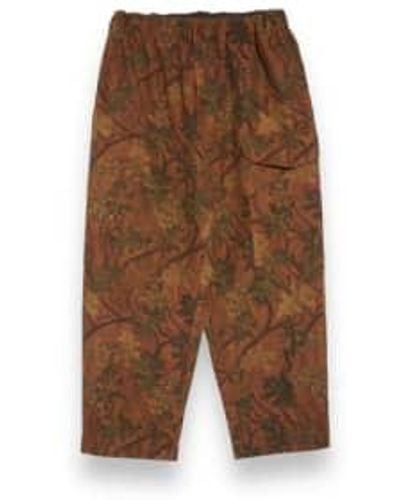 YMC Pantalones militares marrón multi