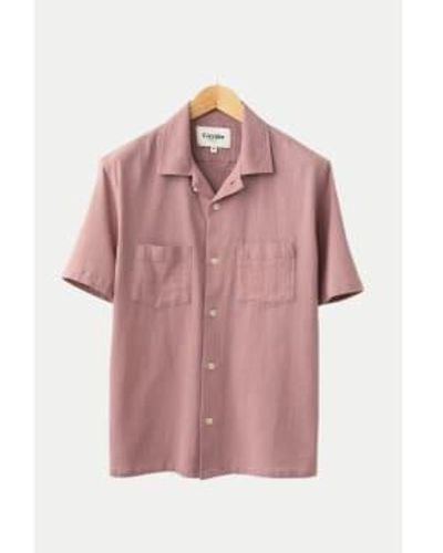 Corridor NYC High Twist Camp Shirt / S - Pink