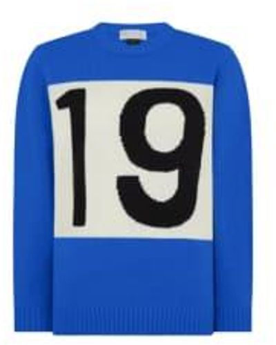 Bella Freud New Era 1970 Jumper - Blue