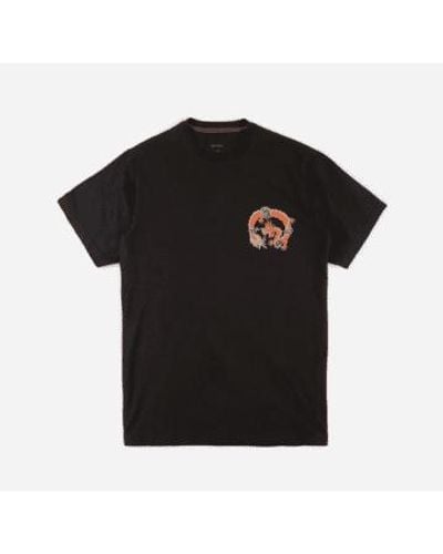 Maharishi Camiseta negra souvenir - Negro