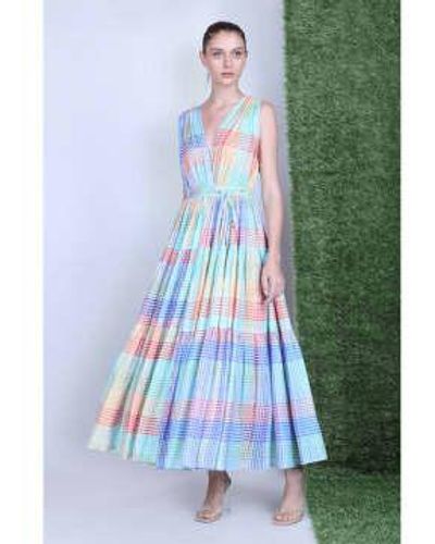 Conditions Apply | Nessa Dress Rainbow Xs - Green
