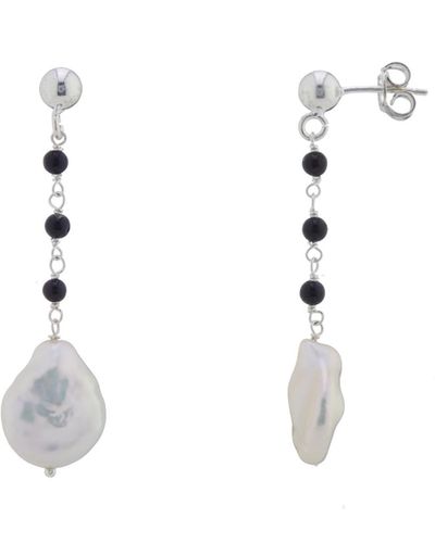 WINDOW DRESSING THE SOUL Wdts Ball With Pearl Drop Earrings Os - White