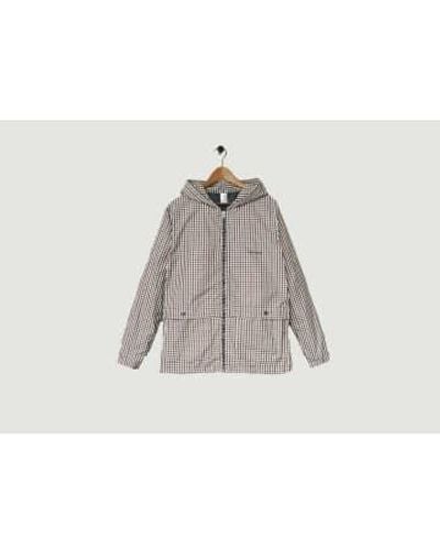 M.C. OVERALLS Checked Jacket L - Gray
