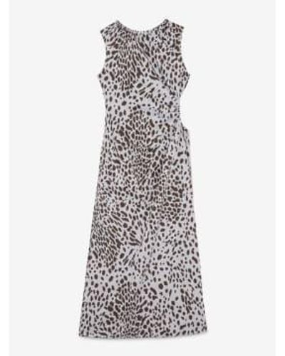 Ottod'Ame Ottodame Animal Print Dress Oyster - Multicolore