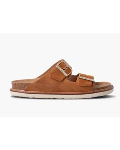 Genuins Hawaii velor soft slir - Marron