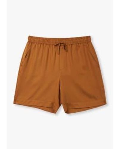CHE Mens Shorts In Rust - Marrone