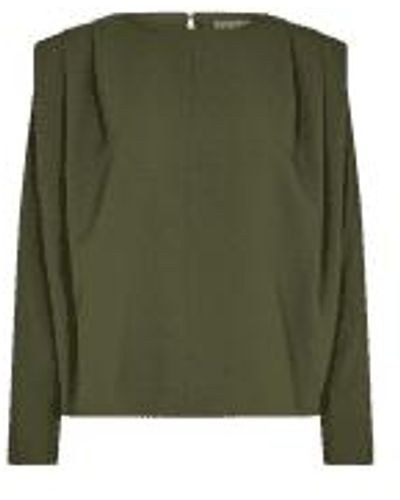 Mos Mosh Blouse Calla Moss Dans La Nuit De La Forêt - Vert