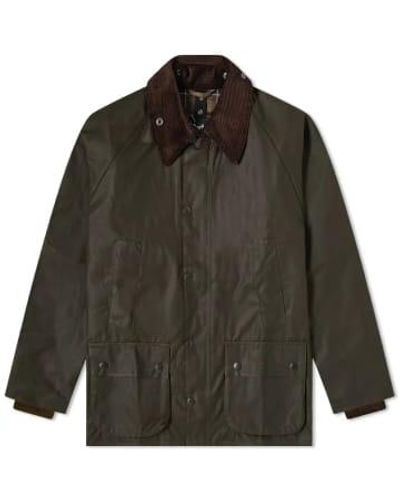 Barbour Classic Bedale Wachsjacke Olive - Grün