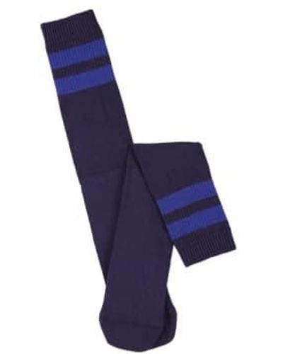 Escuyer Purple Tube Socks 36-45 - Blue