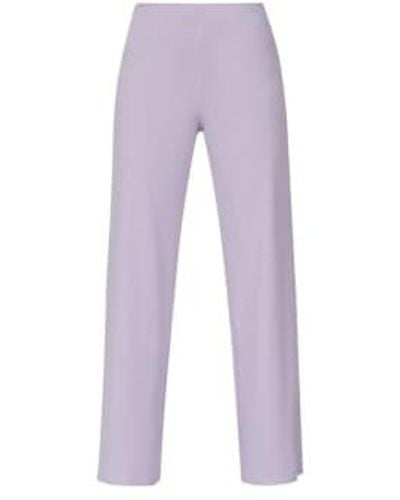 Sisters Point Neat Trousers Lilac Xs - Purple