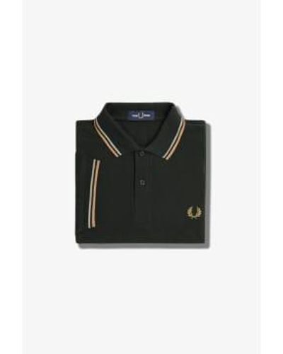 Fred Perry Mens Twin Tipped Polo Shirt 21 - Nero