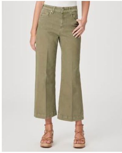 PAIGE Anessa Wide Leg Vintage Mossy 25 - Green