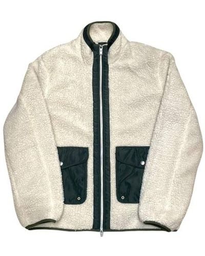 SELECTED Snowden Fleece Jacket Oatmeal - Multicolour