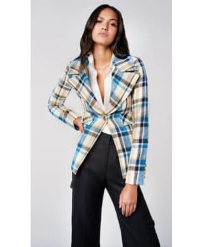 Smythe Cut Away Blazer - Blu