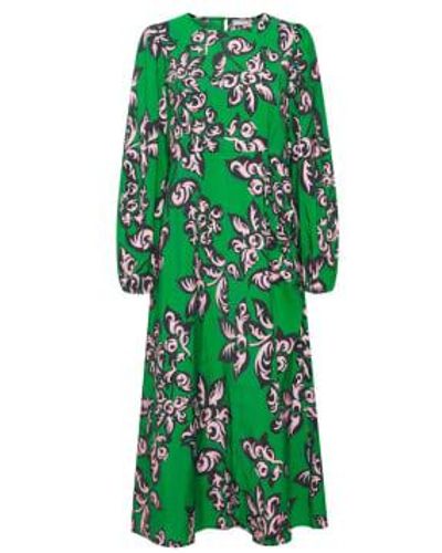 Pulz Printed Dress - Verde
