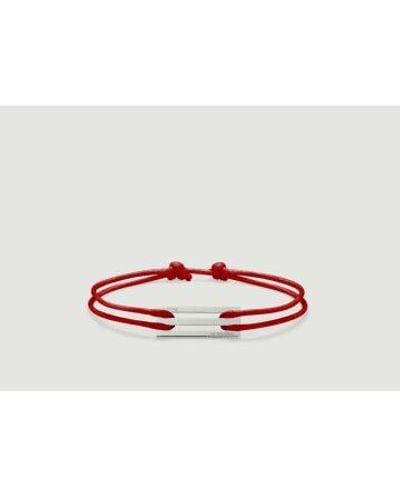 Le Gramme Rot gewachstes the 25 10 g cord armband