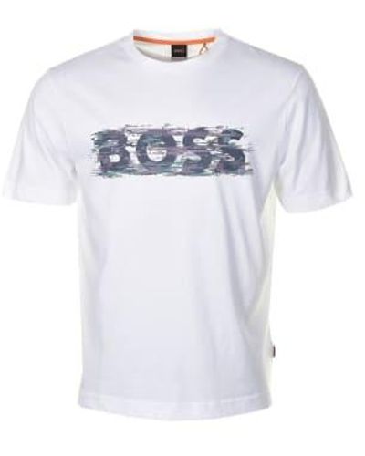 BOSS Tedigital Logo T - Weiß