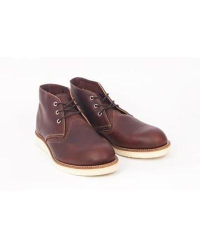 Red Wing Marron Red Wing Chukka Boot 3141 - Violet