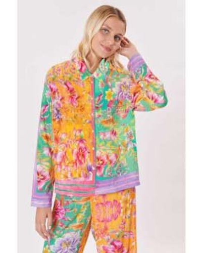 Rene' Derhy Rebelle Floral Shirt S - Multicolor