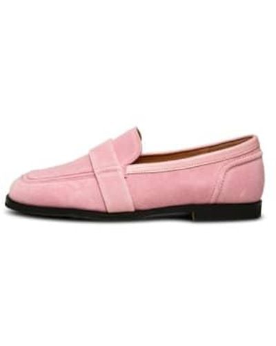 Shoe The Bear Erika Saddle Loafer Soft 1 - Rosa