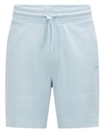 BOSS Open Sewalk Jersey Shorts - Blu