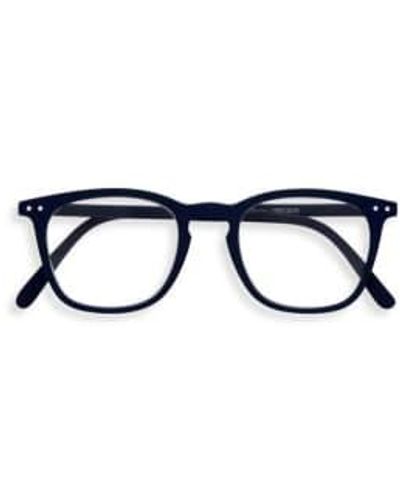 Izipizi Navy #e Trapeze Reading Glasses +2.5 - Blue